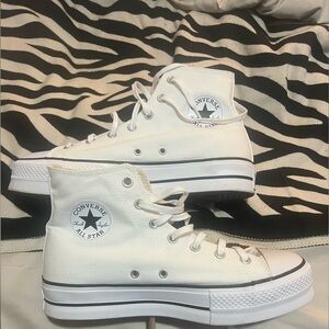 Converse Women's All Star White High-Tops 10W 8M